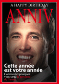 Votre année sur la couverture d'un magazine